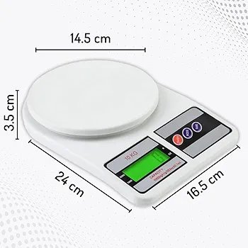 Atom Weight Machine for Kitchen, Digital Scale with LCD Display 2 Atom Weight Machine for Kitchen, Digital Scale with LCD Display - Image 2