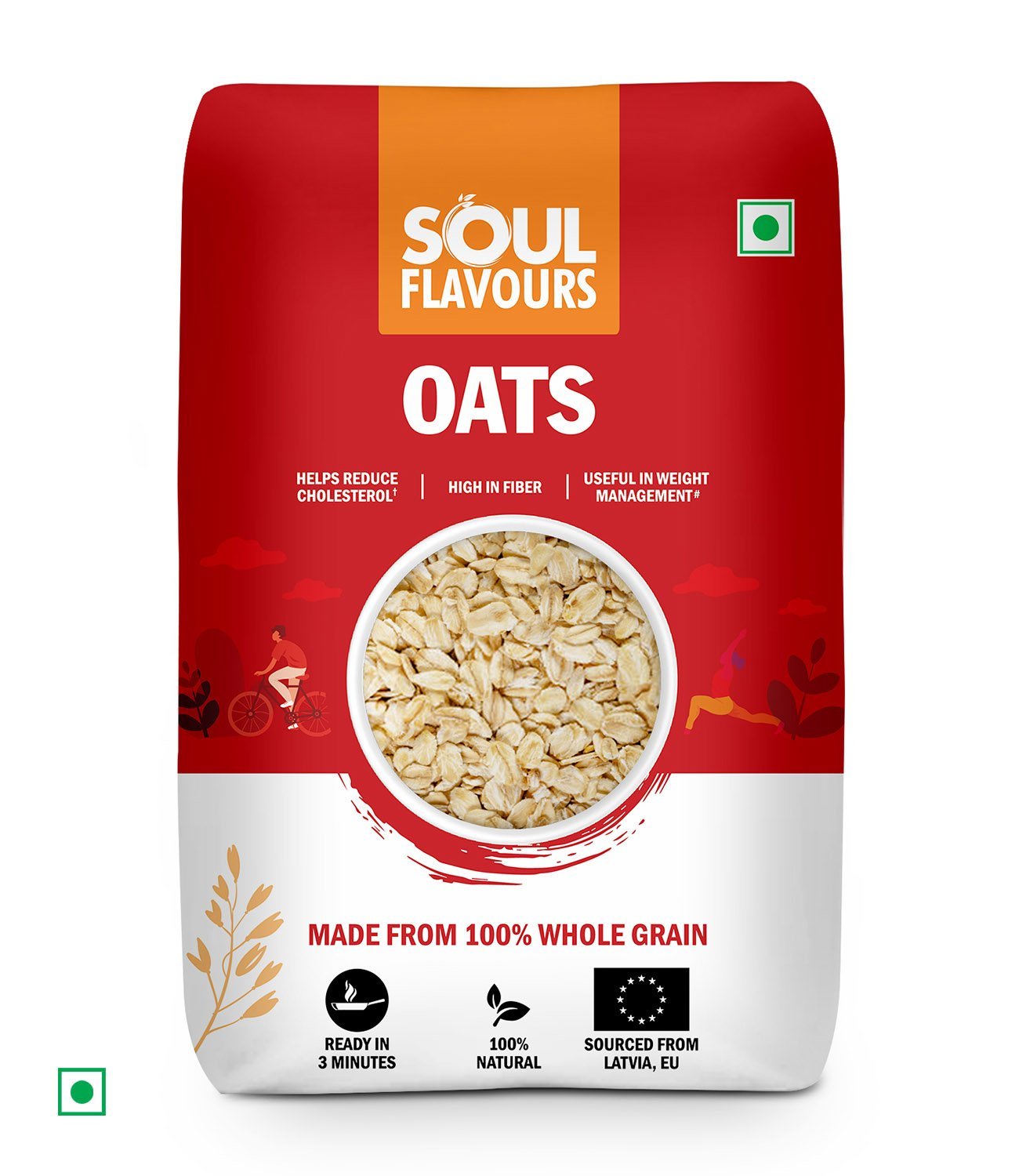 Soul Flavours
Oats - 400g 1 Soul Flavours
Oats - 400g